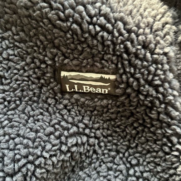 L.L.Bean Women's Mountain Pile Fleece Coat - Size Small, Alloy Gray - Picture 3 of 5